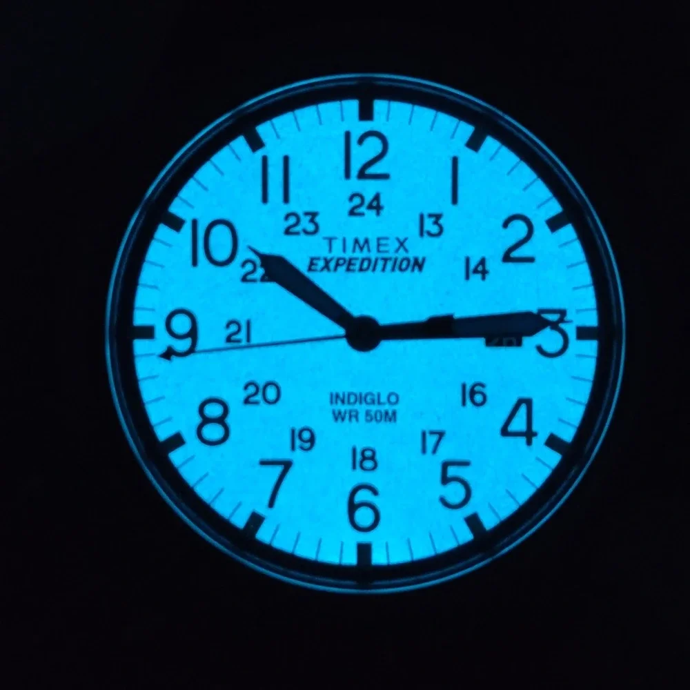 New! 2019 Timex Expedition Indiglo 40mm Mens Quartz Military Field Watch NOS